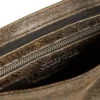 Sac à bandoulière en cuir craquelé