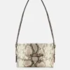 Sac à bandoulière Lefia en imitation peau de serpent