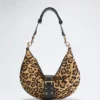 Sac à bandoulière Leopard Crescent Sac à bandoulière Leopard Crescent