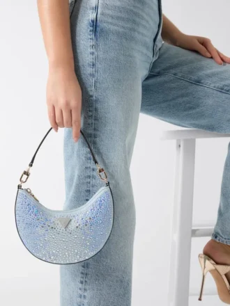 Sac hobo Tasmin à strass