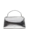 Sac à main à poignées supérieures en cuir métallisé Iris Sac à main à poignées supérieures en cuir métallisé Iris