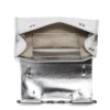 Sac à main à poignées supérieures en cuir métallisé Iris Sac à main à poignées supérieures en cuir métallisé Iris