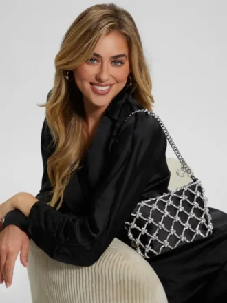 Sac porté épaule Zalina à fermeture zippée sur le dessus