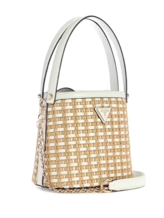 Sac seau à bandoulière en raphia Atalia Sac seau à bandoulière en raphia Atalia