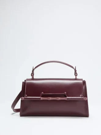 Sacoche en cuir Iris Bamboo