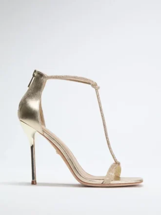 Sandales en cuir ornées Olivia