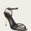 Sandales en cuir riche