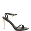 Sandales en cuir riche