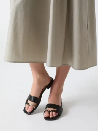 Sandales Tablita avec logo