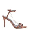 Sandales à talons aiguilles et chaîne