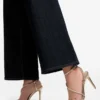 Sandales à talons à lanières en cuir métallisé