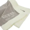 Serviette à bordure bicolore