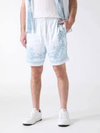 Short brodé