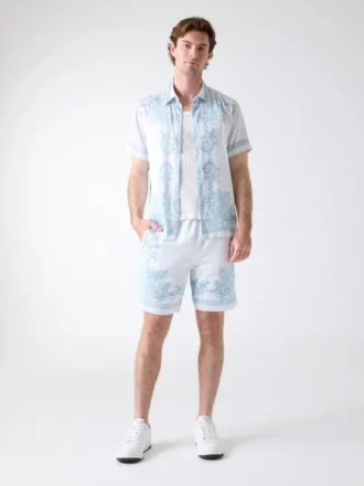 Short brodé