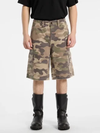 Short cargo camouflage en twill éco-responsable Guess Originals