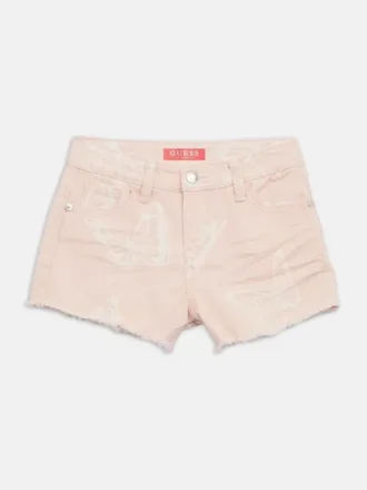 Short en denim à motif papillon (2-6)