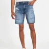 Short en denim vieilli Eco Wyatt