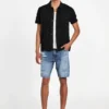 Short en denim vieilli Eco Wyatt
