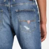 Short en denim vieilli Eco Wyatt