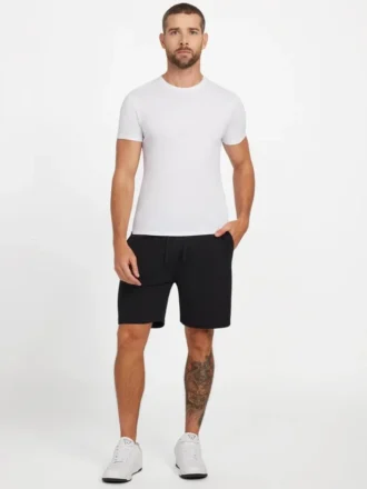 Short en interlock avec cordon de serrage écologique Short en interlock avec cordon de serrage écologique