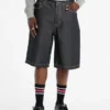 Short en jean baggy métallisé Guess Originals