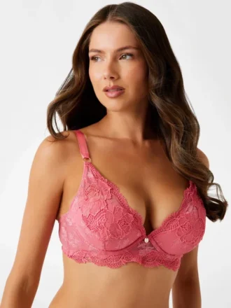 Soutien-gorge dos nu rembourré en dentelle florale Louise Soutien-gorge dos nu rembourré en dentelle florale Louise