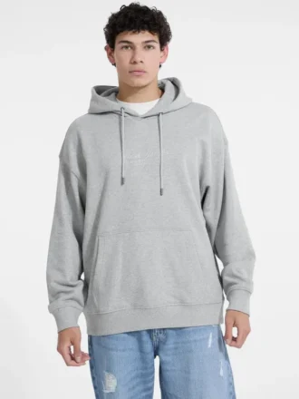 Sweat à capuche avec logo brodé