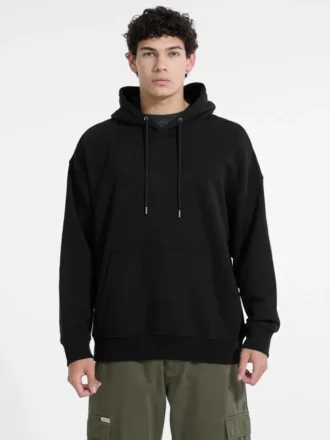 Sweat à capuche avec logo brodé