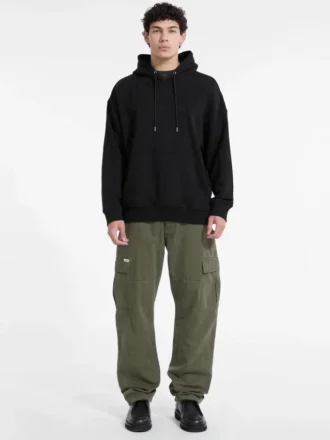 Sweat à capuche avec logo brodé