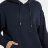 Sweat à capuche avec logo brodé