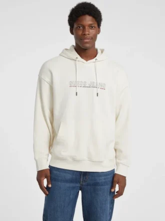 Sweat à capuche avec logo en contour