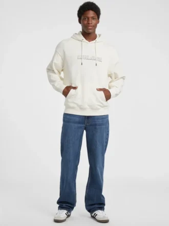 Sweat à capuche avec logo en contour