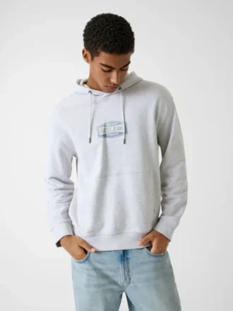 Sweat à capuche avec logo imprimé