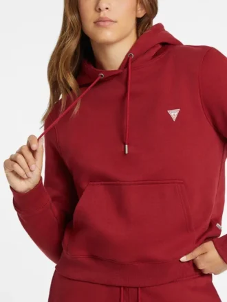 Sweat à capuche avec mini-écusson