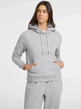 Sweat à capuche avec mini-écusson