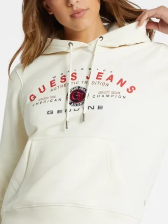 Sweat à capuche classique avec logo authentique