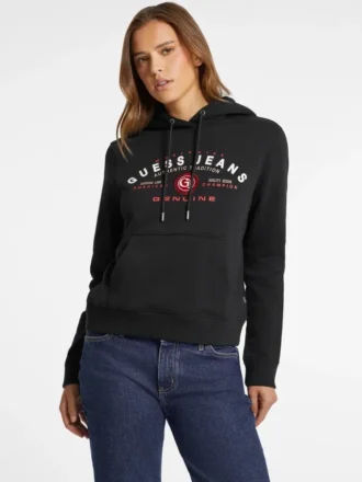 Sweat à capuche classique avec logo authentique