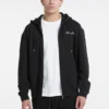 Sweat à capuche zippé avec inscription