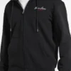 Sweat à capuche zippé avec inscription