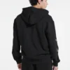 Sweat à capuche zippé avec inscription