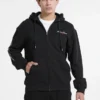 Sweat à capuche zippé avec inscription