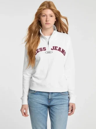 Sweat-shirt à demi-zip