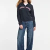 Sweat-shirt à demi-zip