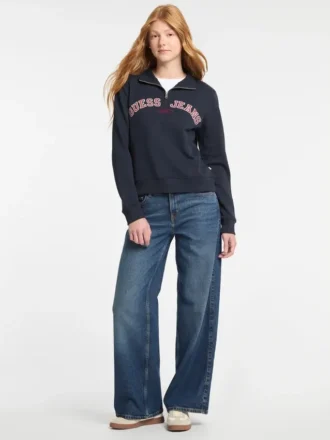 Sweat-shirt à demi-zip