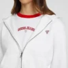 Sweatshirt zippé avec mini-écusson Sweatshirt zippé avec mini-écusson
