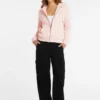 Sweatshirt zippé avec mini-écusson Sweatshirt zippé avec mini-écusson