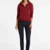 Sweatshirt zippé avec mini-écusson Sweatshirt zippé avec mini-écusson