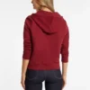 Sweatshirt zippé avec mini-écusson Sweatshirt zippé avec mini-écusson