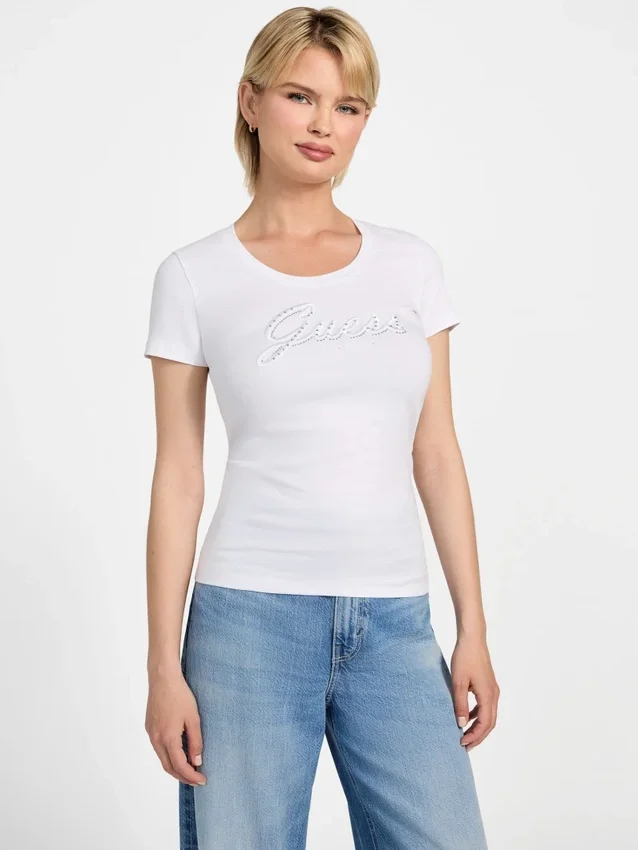 T-shirt avec logo brodé « Eco » T-shirt avec logo brodé « Eco »
