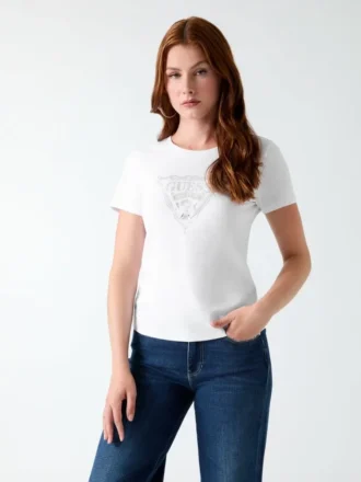 T-shirt avec logo triangle